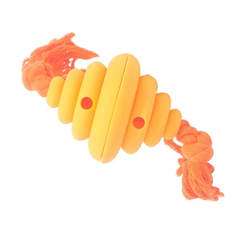 HOLIDYOYO Hund kaut Tauziehen-Spielzeugball kleines Hundespielzeug Haustierbedarf Interactive Dog Toys kauspielzeug welpe hundeball Leckerli-Ball für Hunde Interaktive Hundebälle Kieselgel von HOLIDYOYO