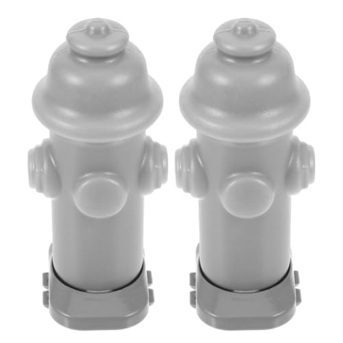 HOLIDYOYO Hundetoilette -feuerhydranten-gartenstatue 2 Welpen-trainingsstatue Gefälschter Hydrant Für Zum Feuerwehrmann- Garten-außendekoration Grau Hundeklo Für Zuhause von HOLIDYOYO
