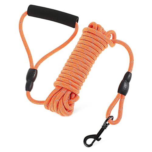 HOLIDYOYO Hundeleine Verstellbare Nylon Hundetrainingsleine Mit Reflektierendem Design Für Kleine Und Große Seilleine Für Joggen von HOLIDYOYO