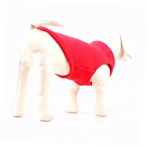 HOLIDYOYO Hundemantel Für Kleine Und Große Winddichte Weste Für Haustiere Winter Jacke Rot S Bequeme Und Hundebekleidung von HOLIDYOYO