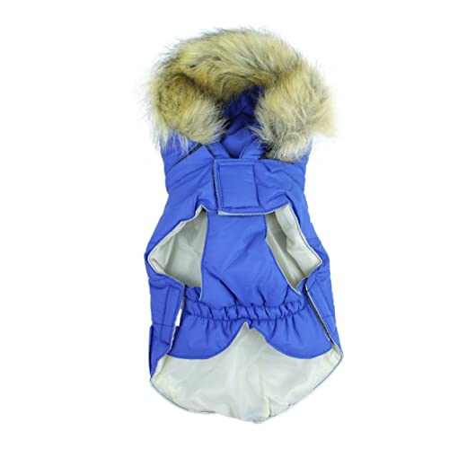 HOLIDYOYO Hundemantel mit Kapuze für Kleine und Mittelgroße Hunde Wattierte Winterjacke mit Baumwollfutter Warm und Langlebig Schützt Bauch Kälte Modisch und Bequem für HOLIDYOYO Hundemantel mit Kapuze für Kleine und Mittelgroße Hunde Wattierte Winterjacke mit Baumwollfutter Warm und Langlebig Schützt Bauch Kälte Modisch und Bequem für von HOLIDYOYO