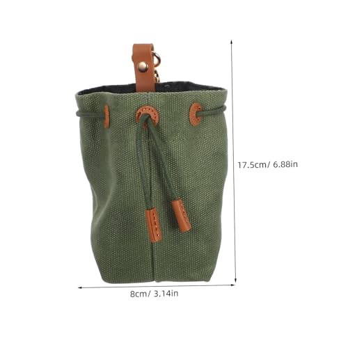 HOLIDYOYO Hundetrainingstasche aus Robustem Wasserabweisendem Canvas mit Großem Öffnungsdesign Leichter Snackbeutel zur Futteraufbewahrung für Haustiere für Camping und Trainingssituationen von HOLIDYOYO