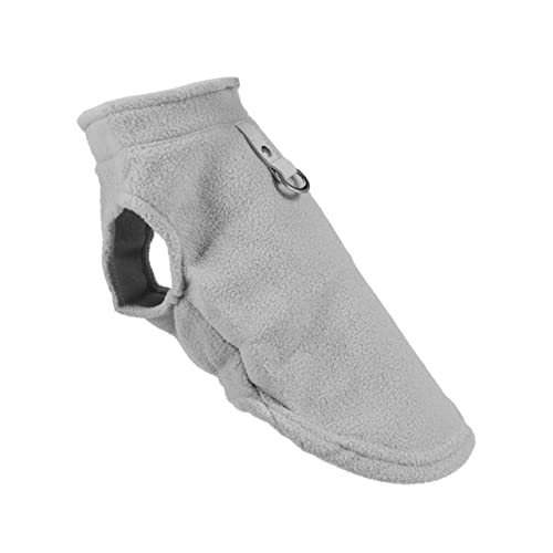 HOLIDYOYO Hundeweste aus Dickem Fleece wasserdichte Winterjacke für Kleine und Große Hunde S Atmungsaktiv Bequem und Einfach Anzulegen von HOLIDYOYO