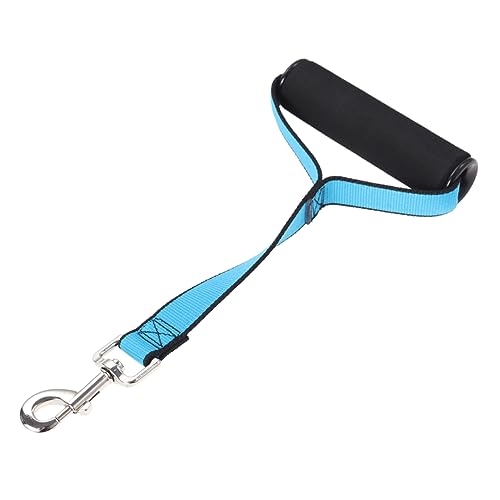 HOLIDYOYO Hundezubehör Halsband Mit Kurzer Leine Elastisch Für Kleine Für Training Und Tierarztbesuche Himmelblau Langlebig Und Rostfrei von HOLIDYOYO