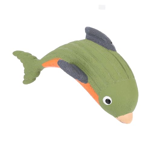 HOLIDYOYO Interaktives Hundespielzeug Dolphin aus Latex mit Quietschefunktion Kauspielzeug für Kleine Hunde und Welpen Langlebiges Beißspielzeug zur Zahnpflege und Beschäftigung von HOLIDYOYO