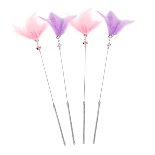 HOLIDYOYO Interaktives Katzenspielzeug Mit Jingle Bell Teaser Stick Für Katzen Bewegliches Für Stundenlangen Spaß Und Bewegung Gefärbt Langlebig HOLIDYOYO Interaktives Katzenspielzeug Mit Jingle Bell Teaser Stick Für Katzen Bewegliches Für Stundenlangen Spaß Und Bewegung Gefärbt Langlebig von HOLIDYOYO