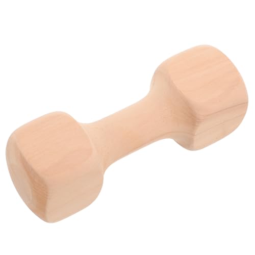 HOLIDYOYO Interaktives Kauspielzeug Aus Holz Für Kleines Hantelförmiges Zahnpflegespielzeug Kaubeständig Reinigen Für Welpen Und Kleine Fördert von HOLIDYOYO