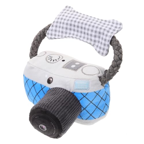 HOLIDYOYO Kamera-hundespielzeug Mit Seil, Zahnen, Kauen, Welpenspielzeug, Plüsch-Kamera-förmiges Spielzeug Für Hunde HOLIDYOYO Kamera-hundespielzeug Mit Seil, Zahnen, Kauen, Welpenspielzeug, Plüsch-Kamera-förmiges Spielzeug Für Hunde von HOLIDYOYO