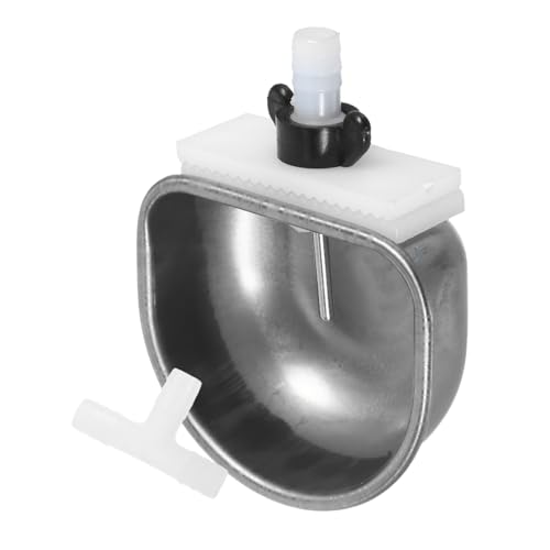 HOLIDYOYO Kaninchen Automatische Trinkwassermaschine Hundewasserschale Futterautomat Für Kaninchen Käfig Wassernapf Kleiner Futterautomat Wasserspender Für Welpen Hase Wassernapf Abs Silver von HOLIDYOYO