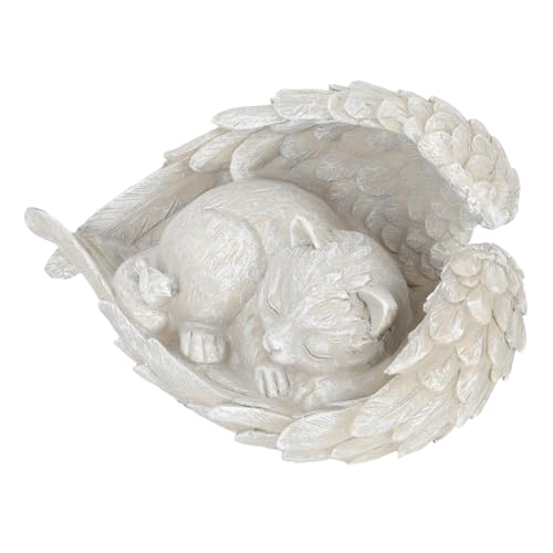 HOLIDYOYO Katzen Gedenkstein Kreative Katze Statue für Haustier Memorial Resin Grabstein für Garten Innenbereich Ausdruck von Trauer Erinnerung HOLIDYOYO Katzen Gedenkstein Kreative Katze Statue für Haustier Memorial Resin Grabstein für Garten Innenbereich Ausdruck von Trauer Erinnerung von HOLIDYOYO