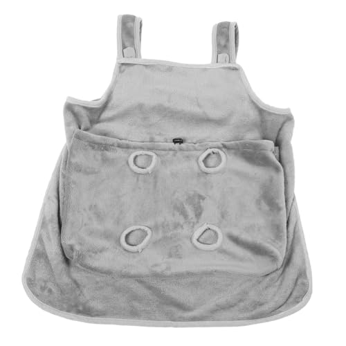 HOLIDYOYO Katzen Tragetasche aus Weichem Nicht Klebendem Material Cat Hug Apron mit Weitem Boden für Freie Bewegung Gemütlicher Katzen Trageapron für Reisen und Entspannte Ausflüge von HOLIDYOYO