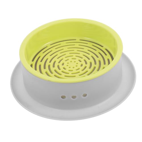 HOLIDYOYO Katzengras Pflanzbox Hydroponischer Katzengraszüchter mit Wasserauffangschale Großer Runder Kunststoff Indoor Pflanzer für Gesunde Katzenverdauung Einfach zu Reinigen und von HOLIDYOYO