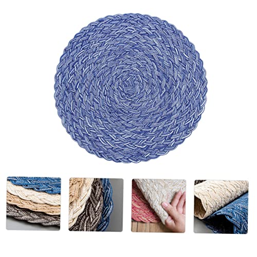 HOLIDYOYO Katzenspielmatte aus Natürlichem Ramie Kratzfestes Kratzbrett und Krallenschärfer Runde Kratzmatte für Katzen Multifunktional als und Kuschelkissen Farbe Zufällig Zufällige Farbe von HOLIDYOYO