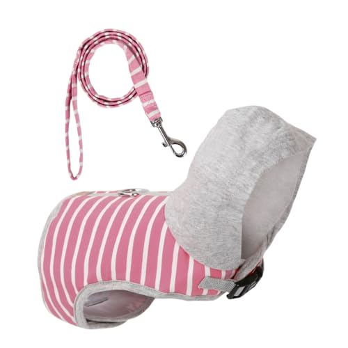 HOLIDYOYO Katzenweste Geschirr mit Streifen und Leine Verstellbares Brustgeschirr mit Sicherheitsverschluss für Katzen Atmungsaktiv und Bequem für Spaziergänge und Outdoor aktivitäten HOLIDYOYO Katzenweste Geschirr mit Streifen und Leine Verstellbares Brustgeschirr mit Sicherheitsverschluss für Katzen Atmungsaktiv und Bequem für Spaziergänge und Outdoor aktivitäten von HOLIDYOYO