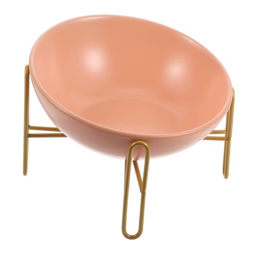 HOLIDYOYO Keramik Katzennapf mit Fassungsvermögen Kleines Orangefarbenes Raumschiff Design mit Stabilem Eisenständer rutschfest Ergonomisch Erhöhte Fressschale für Katzen und Kleine HOLIDYOYO Keramik Katzennapf mit Fassungsvermögen Kleines Orangefarbenes Raumschiff Design mit Stabilem Eisenständer rutschfest Ergonomisch Erhöhte Fressschale für Katzen und Kleine von HOLIDYOYO