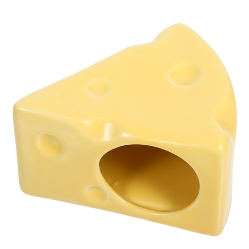 HOLIDYOYO Keramisches Hamsterversteck im Käse Design Kühlendes Haustier Nest für Zwerghamster Dekorative Keramik Hütte für Kleine Haustiere Leicht zu Reinigen und Komfortabel HOLIDYOYO Keramisches Hamsterversteck im Käse Design Kühlendes Haustier Nest für Zwerghamster Dekorative Keramik Hütte für Kleine Haustiere Leicht zu Reinigen und Komfortabel von HOLIDYOYO