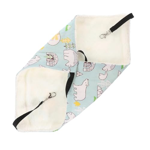 HOLIDYOYO Kleine Haustier Hängematte Aus Plüsch Bequeme Schlafmatte Für Hamster Meerschweinchen Und Andere Kleintiere Ausruhen von HOLIDYOYO