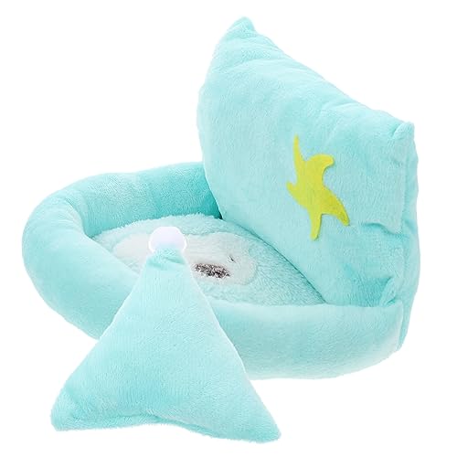 HOLIDYOYO Kleines Haustier Nest aus Weichem Fleece Warmes Schlafnest für Hamster Meerschweinchen und Andere Kleintiere Bequeme Kuschelzone für Drinnen und Draußen von HOLIDYOYO