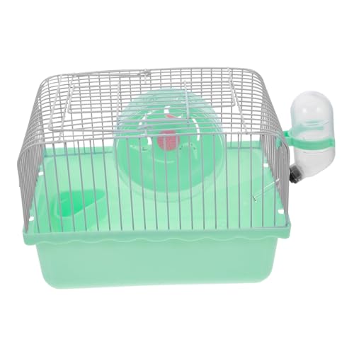 HOLIDYOYO Kleintier Tragekäfig mit Wasserflaschenhalter Tragbar für Hamster und Chinchillas Geräumig und Multifunktional Handlich für Outdoor für Tiertransport und Ausflüge von HOLIDYOYO