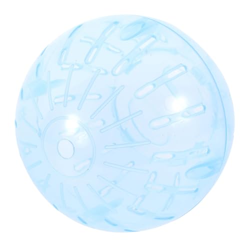 HOLIDYOYO Kleintier-übungsball, Transparenter Hamster-laufball, Hamster-Teaser-Spielzeug, Lustiger Lauf-Hamster-Ball, Gefälschtes Plüsch-laufhamster-Spielzeug von HOLIDYOYO
