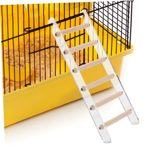 HOLIDYOYO Kleintierleiter Robustes Kletterspielzeug aus Sicherem Material für Papageien Wellensittiche und Kleine Haustiere Vogelzubehör Käfigzubehör Fördert Bewegung und Gesundheit von HOLIDYOYO