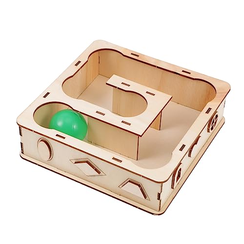 HOLIDYOYO Kreatives Hamster Labyrinthspielzeug aus Holz Übungsspielzeug für Hamster Rennmäuse und Chinchillas zu Reinigen Fördert Bewegung HOLIDYOYO Kreatives Hamster Labyrinthspielzeug aus Holz Übungsspielzeug für Hamster Rennmäuse und Chinchillas zu Reinigen Fördert Bewegung von HOLIDYOYO