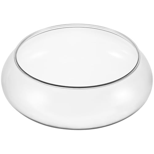HOLIDYOYO Kunststoff-Fischglas Rundes Terrarium Goldfischglas Kleines Aquarium Hydrokultur-Vase Seerosenschale Sukkulenten-Übertopf -Blumen-Blumentopf Für Süßigkeiten 2800 Ml von HOLIDYOYO