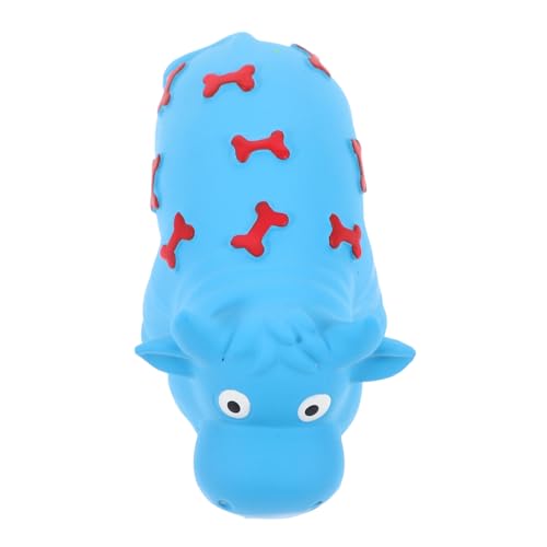 HOLIDYOYO Langlebiges Kauspielzeug Knochenform aus Weichem Latex Quietschendes Interaktives Hundespielzeug für Welpen Beißfestes Trainingsspielzeug zur Beschäftigung und Zahnreinigung von HOLIDYOYO