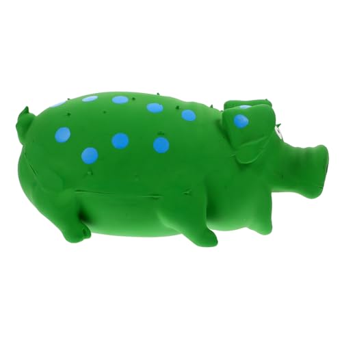 HOLIDYOYO Langlebiges Quietschendes Hundespielzeug Schweineform Beißfestes Molaren Kauspielzeug für Kleine und Mittlere Hunde Interaktives Kau und Trainingsspielzeug für Welpen und Hunde von HOLIDYOYO