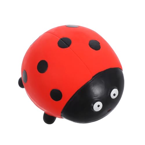 HOLIDYOYO Latex Haustierspielzeug für Welpen und Kleine Haustiere Quietschendes Marienkäfer und Spinnendesign Langlebig und Sicher Fördert Interaktives Kauspielvergnügen und Zahnpflege von HOLIDYOYO