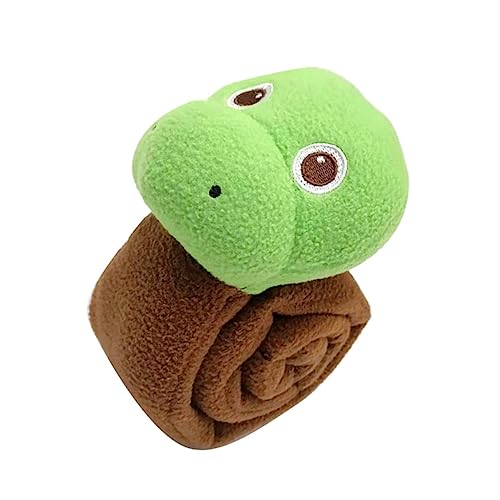 HOLIDYOYO Leckendes für Haustiere Hunde Welpenspielzeug Kauer Interactive Dog Toys Dog chew Toy verschleißfestes Schnüffelspielzeug Cartoon-Schnüffelspielzeug Polarfleece Brown von HOLIDYOYO