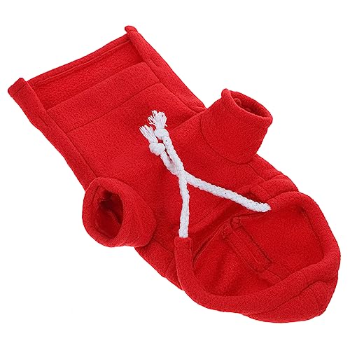 HOLIDYOYO Meerschweinchen Sweatshirt Rotes Haustier Outfit Für Hamster Und Frettchen Süß Für Sport Und Outdoor Aktivitäten von HOLIDYOYO