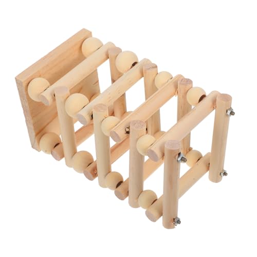 HOLIDYOYO Multi Funktionale Heuraufe Für Nagetiere Holzständer Für Heu Und Gras Für Meerschweinchen Und Chinchillas Langlebig Und Hygienisch Sorgt Für Sauberen Käfig von HOLIDYOYO