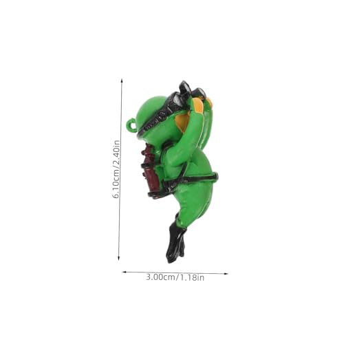 HOLIDYOYO PVC Taucherfigur Aquarium Deko Mini Schwimmender Taucher Cartoon Fischbecken Dekoration Lebensechtes Verspieltes Ornament für Aquarien Zubehör von HOLIDYOYO