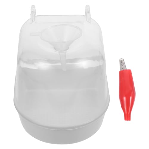 HOLIDYOYO Papageienbadewanne Für Kleine Wasserduschbox Für Reinigung Von Haustier Vögeln Und Bruchsicher Für Wellensittiche Und Andere Kleine von HOLIDYOYO