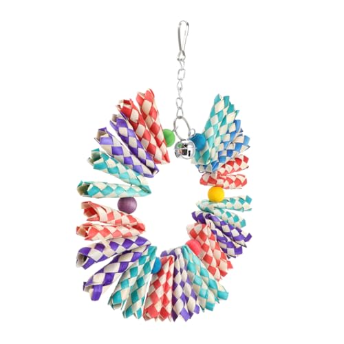 HOLIDYOYO Parrot Chewing Toy Bunt Geflochtene Schaukel Kauspielzeug Für Vögel Wellensittiche Papageien Intelligenzförderndes Kauspielzeug Haustier Zubehör HOLIDYOYO Parrot Chewing Toy Bunt Geflochtene Schaukel Kauspielzeug Für Vögel Wellensittiche Papageien Intelligenzförderndes Kauspielzeug Haustier Zubehör von HOLIDYOYO