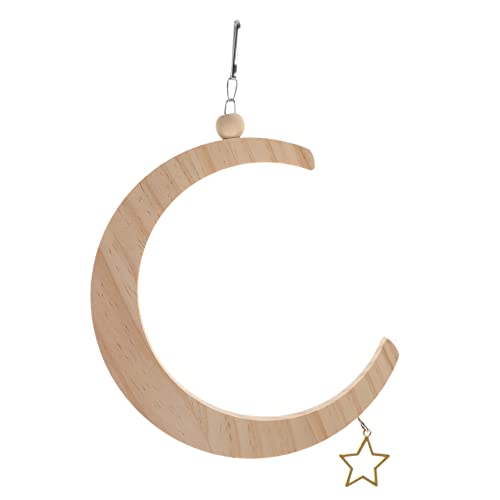 HOLIDYOYO Parrot Swing Toy for Birds Durable Wooden Bird Accessory for Small Parrots Design for Interactive Play and Exercise Birdcages HOLIDYOYO Parrot Swing Toy for Birds Durable Wooden Bird Accessory for Small Parrots Design for Interactive Play and Exercise Birdcages von HOLIDYOYO