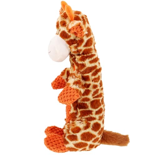 HOLIDYOYO Plüsch Giraffe Quietschend für Welpen Interaktives Kauspielzeug zur Zahnpflege und Aktivität für Kleine bis Mittelgroße für Drinnen und Draußen HOLIDYOYO Plüsch Giraffe Quietschend für Welpen Interaktives Kauspielzeug zur Zahnpflege und Aktivität für Kleine bis Mittelgroße für Drinnen und Draußen von HOLIDYOYO