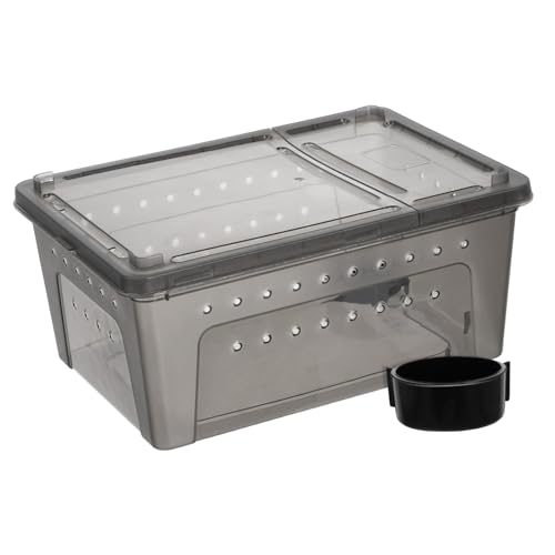 HOLIDYOYO Reptilien Terrarium Box aus Kunststoff mit Belüftungslöchern Atmungsaktive Zuchtbox für Eidechsen Geckos Schildkröten und Spinnen Leicht zu Reinigen und Langlebig HOLIDYOYO Reptilien Terrarium Box aus Kunststoff mit Belüftungslöchern Atmungsaktive Zuchtbox für Eidechsen Geckos Schildkröten und Spinnen Leicht zu Reinigen und Langlebig von HOLIDYOYO