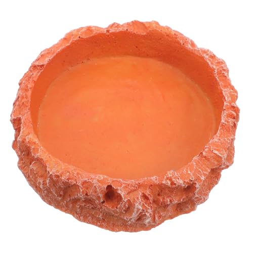 HOLIDYOYO Reptilien Wasserschale aus Resin Kompakte Futterschale für Eidechsen Schildkröten und Kleine Haustiere Glatte Oberfläche Leicht zu Reinigen für Wasser und Futter im Terrarium Rot HOLIDYOYO Reptilien Wasserschale aus Resin Kompakte Futterschale für Eidechsen Schildkröten und Kleine Haustiere Glatte Oberfläche Leicht zu Reinigen für Wasser und Futter im Terrarium Rot von HOLIDYOYO