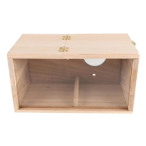 HOLIDYOYO Sittichnest aus Holz Transparenter Nistkasten für Wellensittiche Langlebige Gartendekoration für Vogelbeobachtung und Zucht Außenbereich HOLIDYOYO Sittichnest aus Holz Transparenter Nistkasten für Wellensittiche Langlebige Gartendekoration für Vogelbeobachtung und Zucht Außenbereich von HOLIDYOYO