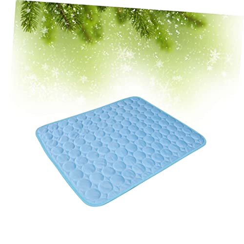 HOLIDYOYO Sommerliche Kühlmatte für Haustiere mit Atmungsaktivem Material Kühlendem Hundekissen für Hunde Katzen Leichtes Tragbares Schlafpad zur Wärmeableitung und Komfortablen Erholung von HOLIDYOYO