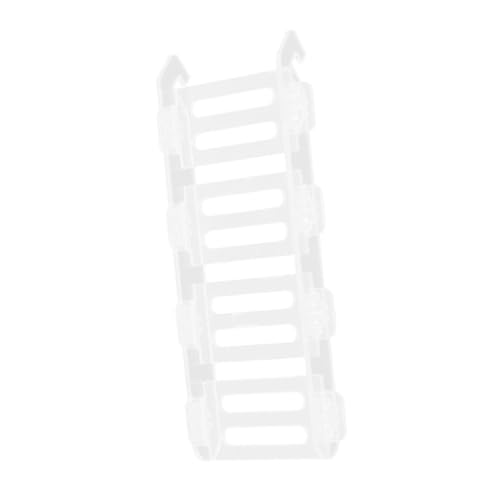 HOLIDYOYO Stabile Transparente Kleintier Kletterleiter für Hamster und Kleine Haustiere Robustes Acrylspielzeug mit Sicherem Design Interaktive Plattform zum Klettern und Beobachten im Käfig von HOLIDYOYO