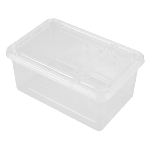 HOLIDYOYO Terrarium Reptilien Zuchtbox Futterbehälter für Geckos Spinnen Krabben Frösche Leichtes Durchsichtiges Aufzuchtgehäuse für Kleine Reptilien und Insekten Kompakt und Einfach zu HOLIDYOYO Terrarium Reptilien Zuchtbox Futterbehälter für Geckos Spinnen Krabben Frösche Leichtes Durchsichtiges Aufzuchtgehäuse für Kleine Reptilien und Insekten Kompakt und Einfach zu von HOLIDYOYO