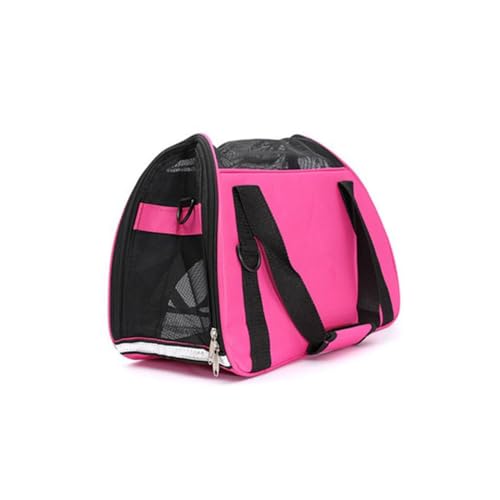 HOLIDYOYO Tragbare Faltbare Haustier umhängetasche mit Atmungsaktivem Netz Leichte Katzen Hundetransporttasche Reisehandtasche für Kleine Hunde und Katzen Farbe Pink S HOLIDYOYO Tragbare Faltbare Haustier umhängetasche mit Atmungsaktivem Netz Leichte Katzen Hundetransporttasche Reisehandtasche für Kleine Hunde und Katzen Farbe Pink S von HOLIDYOYO