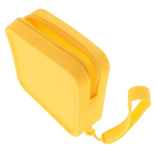 HOLIDYOYO Tragbare Futtertasche für Hunde Leckerlitasche mit Reißverschluss Langlebig für Hundetraining und Snacks für Unterwegs Leuchtendes Gelb von HOLIDYOYO