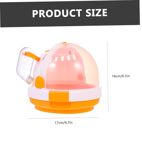 HOLIDYOYO Tragbare Hamster Transportbox mit Luftventilation Kompakt und Leicht Geeignet für Hamster Chinchilla Meerschweinchen und Kleine Haustiere für Reisen und Sicheren Transport HOLIDYOYO Tragbare Hamster Transportbox mit Luftventilation Kompakt und Leicht Geeignet für Hamster Chinchilla Meerschweinchen und Kleine Haustiere für Reisen und Sicheren Transport von HOLIDYOYO