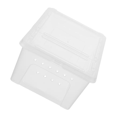 HOLIDYOYO Transparente Ausbruchssichere Reptilien Spinnen aufzuchtbox aus Kunststoff Vielseitig für Bartagamen Geckos Skorpione und Junge Tiere Einfach zu Beobachten Füttern Tragbares HOLIDYOYO Transparente Ausbruchssichere Reptilien Spinnen aufzuchtbox aus Kunststoff Vielseitig für Bartagamen Geckos Skorpione und Junge Tiere Einfach zu Beobachten Füttern Tragbares von HOLIDYOYO