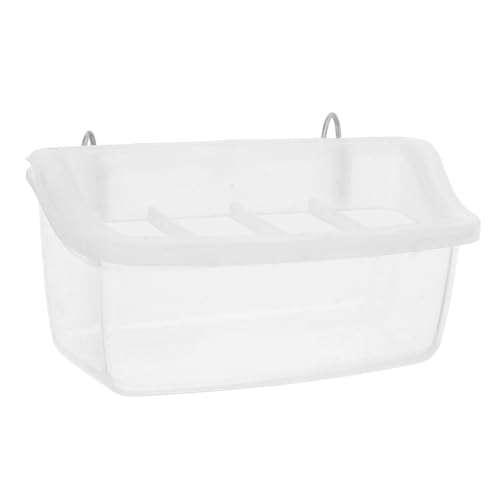 HOLIDYOYO Transparenter Spritzgeschützter Vogel Papageien futterspender Hängender Futterbehälter für Innen Außennutzung Passend für Käfige Einfache Befestigung Sauberer Futterplatz HOLIDYOYO Transparenter Spritzgeschützter Vogel Papageien futterspender Hängender Futterbehälter für Innen Außennutzung Passend für Käfige Einfache Befestigung Sauberer Futterplatz von HOLIDYOYO