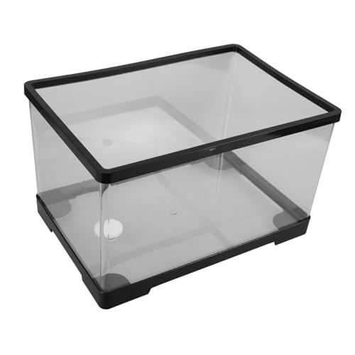 HOLIDYOYO Transparentes Goldfischbecken, Desktop-Aquarium, Kleines Aquarium, Desktop-acryl-Aquarium von HOLIDYOYO